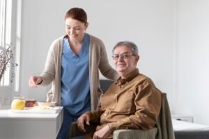 What are the goals of home care nursing?