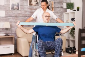 What are the 7 roles of home care physiotherapy?